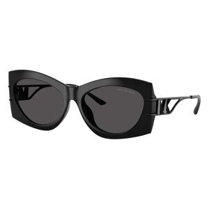 New MICHAEL KORS Naarra Black Cat Eye MK2235U 3005/87 Sunglasses Women